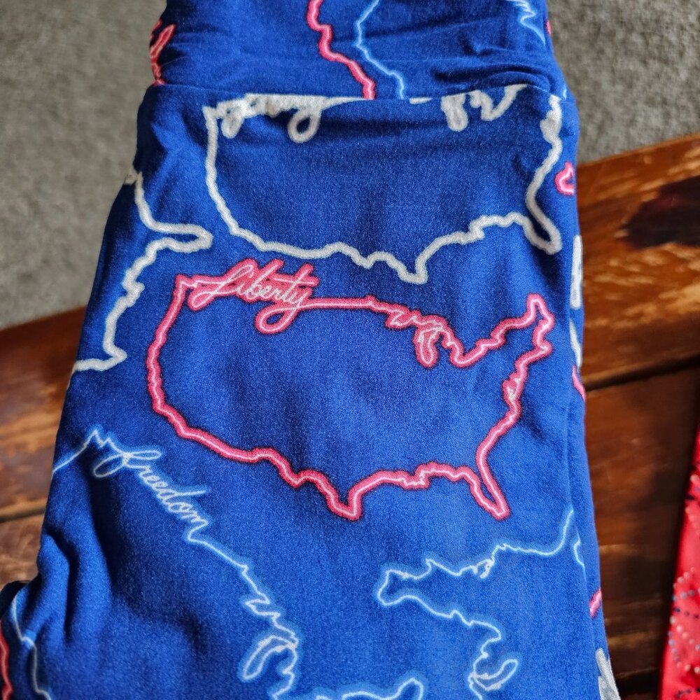 Tween 4th of July Leggings - LuLaRoe